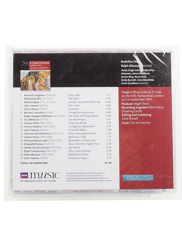 Rodolfus Choir - A choral christmas - CD - Musiikki ja elokuvat - 10105576347 - 1