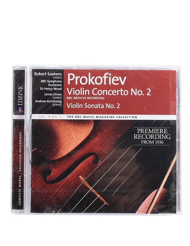 Prokofiev - Violin concerto no. 2 - CD - Musiikki ja elokuvat - 10105576387 - 0