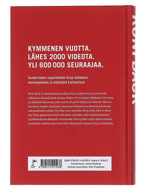 Matkani somen huipulle - Roni Back - Elämäkerrat ja muistelmat - 10105576391 - 1