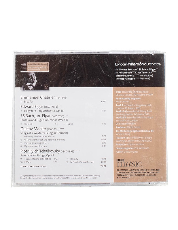 London Philharmonic Orchestra 75th Anniversary - CD - Musiikki ja elokuvat - 10105576401 - 1