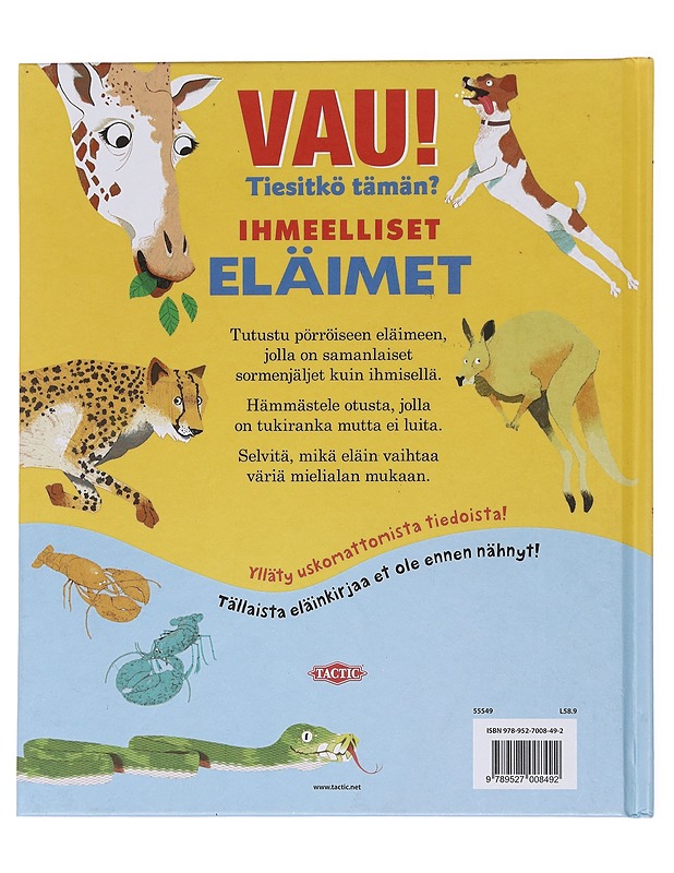 Ihmeelliset eläimet - Dods, Emma - Lastenkirjat - 10105576410 - 1