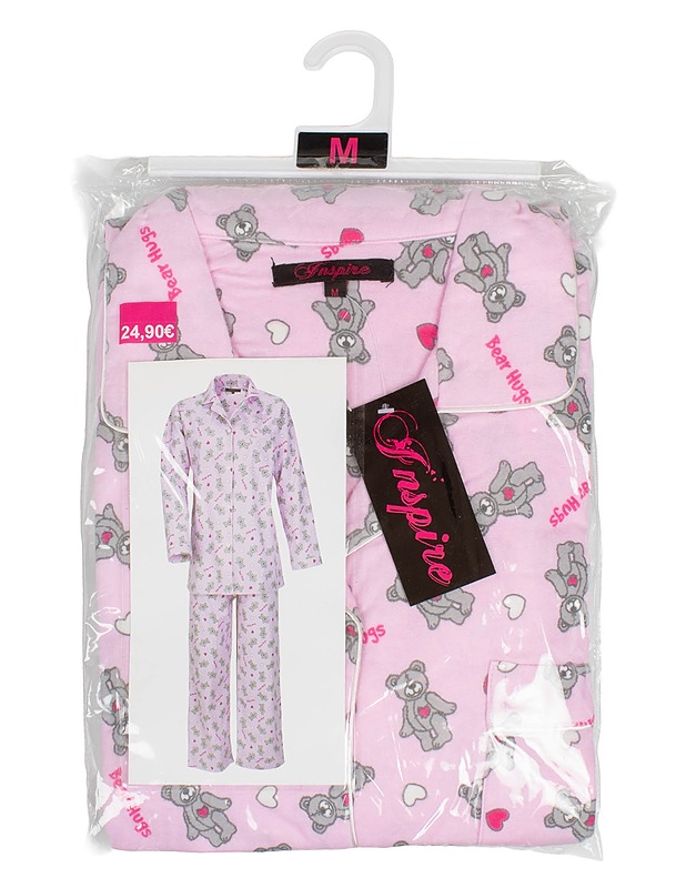 INSPIRE Bear Hugs pyjamasetti, M - Alusvaatteet - 10105576434 - 0