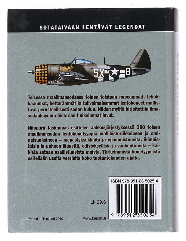 II maailmansodan lentokoneet - Chant, Chris - Historiakirjat - 10105576435 - 1