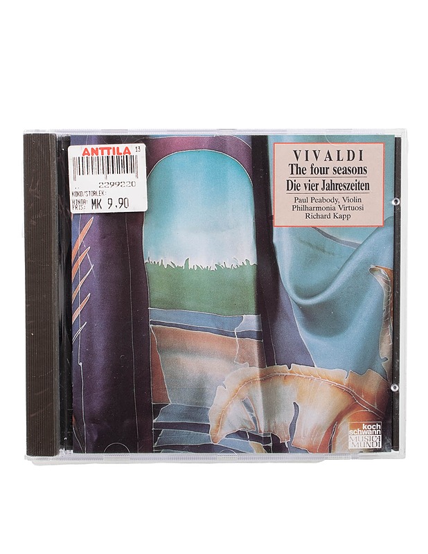 Vivaldi - The four seasons - CD - Musiikki ja elokuvat - 10105576484 - 0