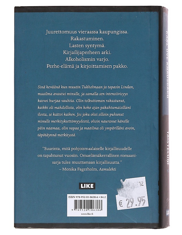 Taisteluni / Toinen kirja - Knausgård, Karl Ove - Taide- ja kulttuurikirjat - 10105576634 - 1
