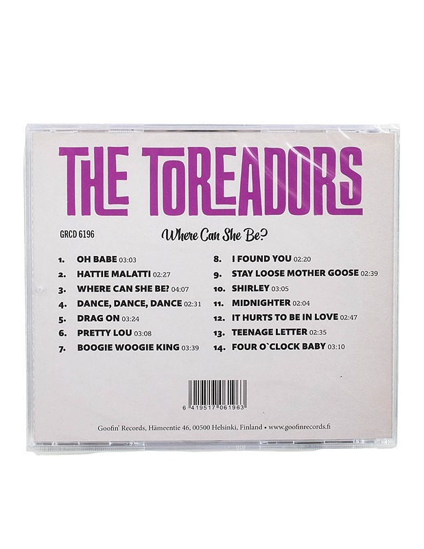 The Toreadors - Where can she be? - CD - Musiikki ja elokuvat - 10105576658 - 1