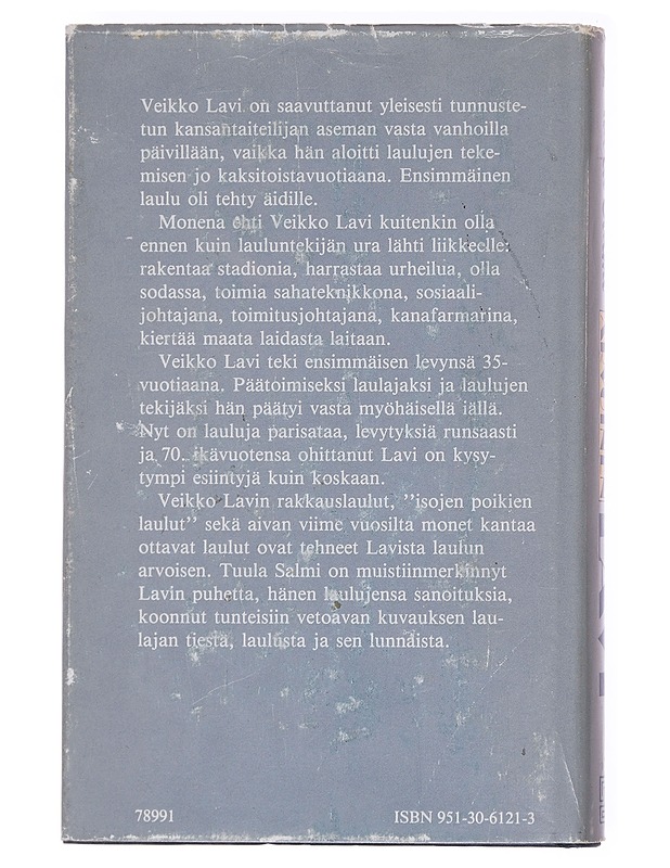 Laulun arvoinen Lavi - Tuula Salmi - Elämäkerrat ja muistelmat - 10105576666 - 1