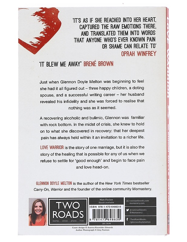 Love Warrior - Glennon Doyle Melton - Elämäkerrat ja muistelmat - 10105576676 - 1