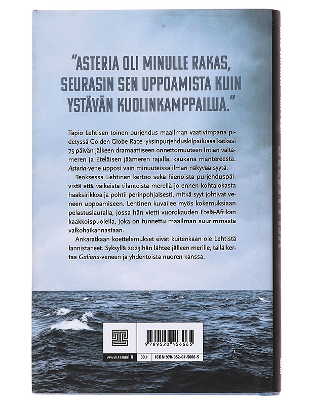 Selviytyjä / Asteria-veneen viimeinen matka - Lehtinen, Tapio - Elämäkerrat ja muistelmat - 10105576682 - 1