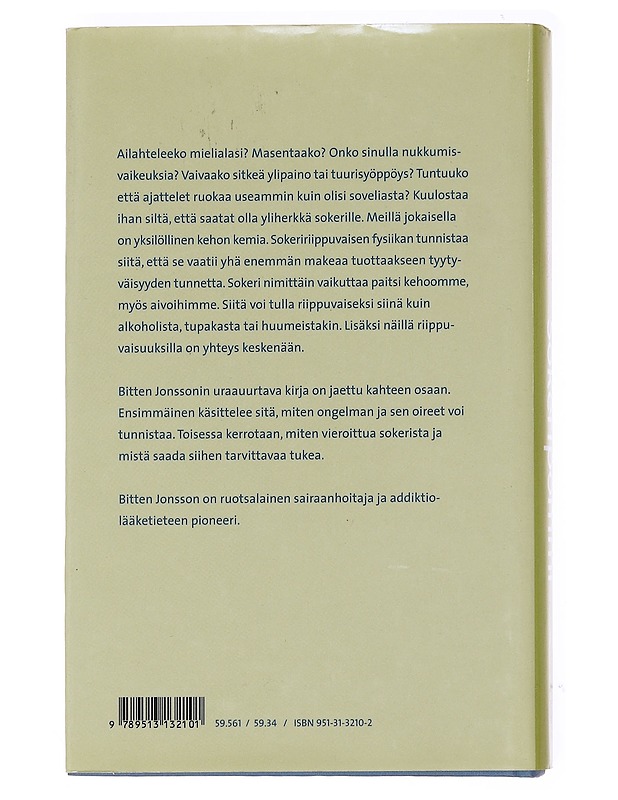 Sokeripommi : irti sokeririippuvuudesta - Jonsson, Bitten - Tietokirjat ja oppaat - 10105576691 - 1