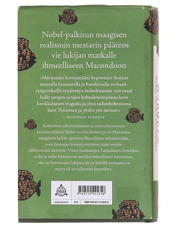 Sadan vuoden yksinäisyys - García Márquez, Gabriel - Romaanit ja novellit - 10105576710 - 1
