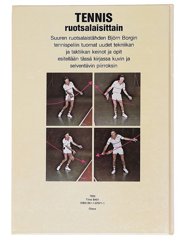 TENNIS RUOTSALAISITTAIN - Strandberg, Bo - Tietokirjat ja oppaat - 10105576753 - 1