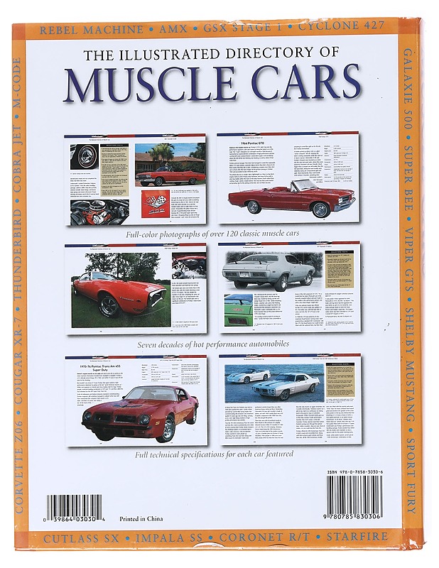 The illustrated directory of muscle cars - Tietokirjat ja oppaat - 10105576772 - 1