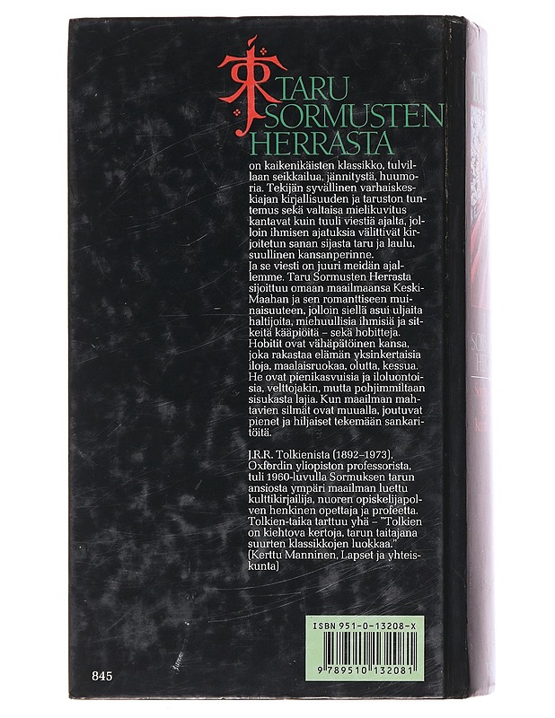 Taru sormusten herrasta - Tolkien, J. R. R. - Romaanit ja novellit - 10105576776 - 1