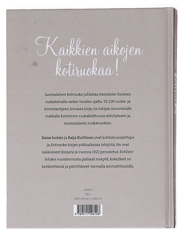 Suomalainen kotiruoka - Isotalo, Kaisa - Ruokakirjat - 10105576810 - 1