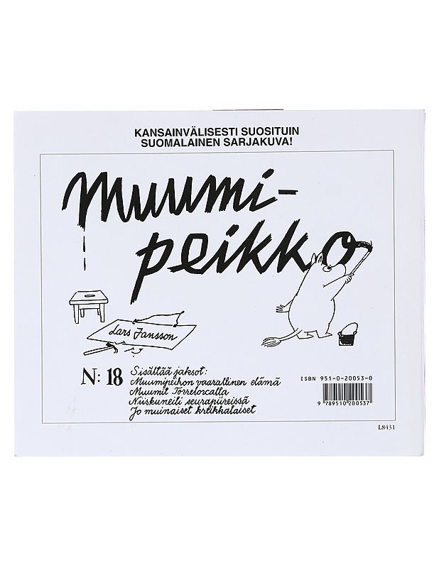 Muumipeikko. [18] - Jansson, Tove - Sarjakuvat - 10105576816 - 1