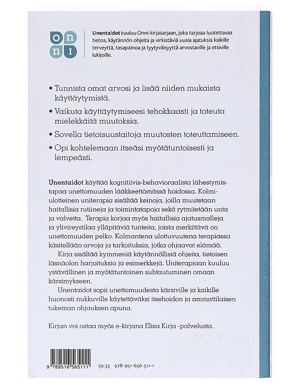 Unentaidot : löydä uni ilman lääkkeitä - Pihl, Susan - Tietokirjat ja oppaat - 10105576848 - 1