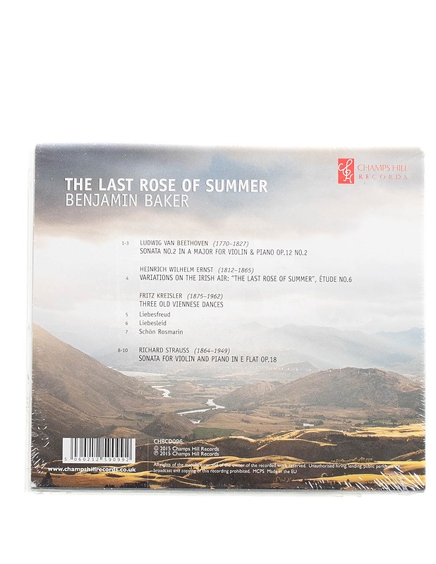 Benjamin Baker - The last rose of summer - CD - Musiikki ja elokuvat - 10105576893 - 1
