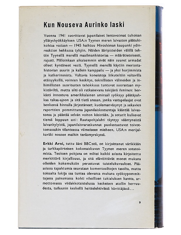 Taistelu Tyynen meren herruudesta 1941-1945 - Arni, Erkki - Historiakirjat - 10105576952 - 1