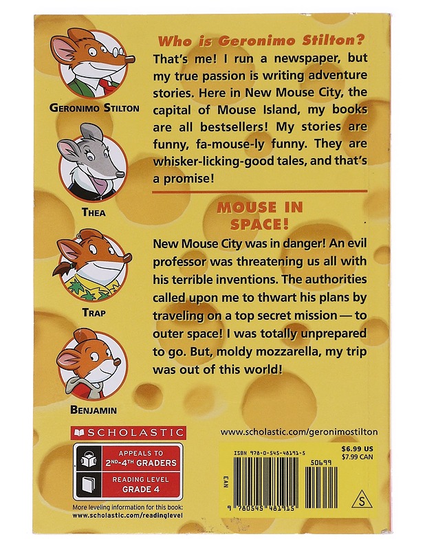Geronimo Stilton: Mouse In Space! - Lastenkirjat - 10105576966 - 1