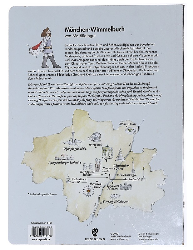 Munchen-Wimmelbuch - Mo Budinger - Lastenkirjat - 10105576962 - 1