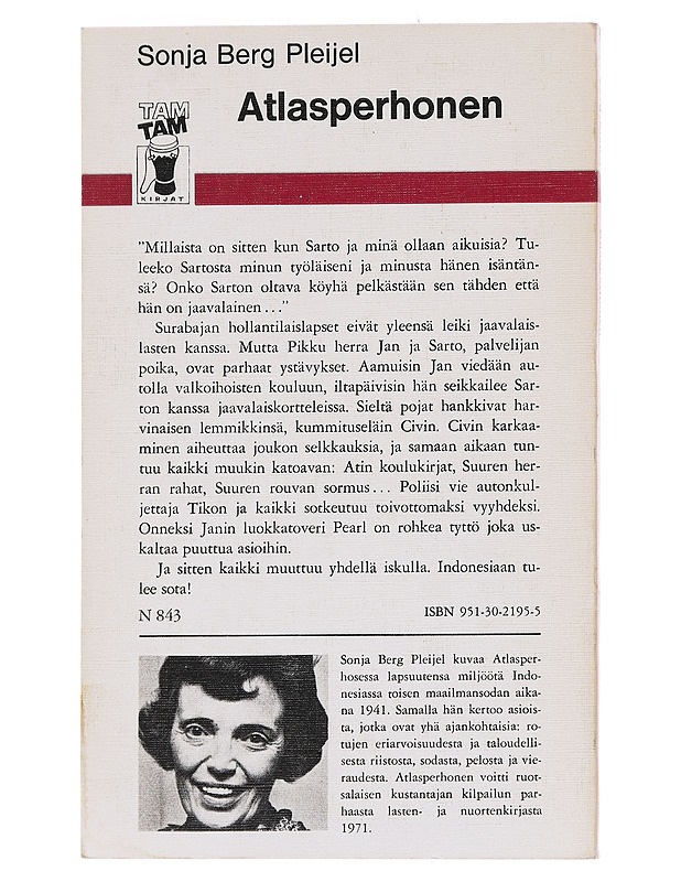 Atlas-perhonen - Sonja Berg Pleijel - Lastenkirjat - 10105576978 - 1
