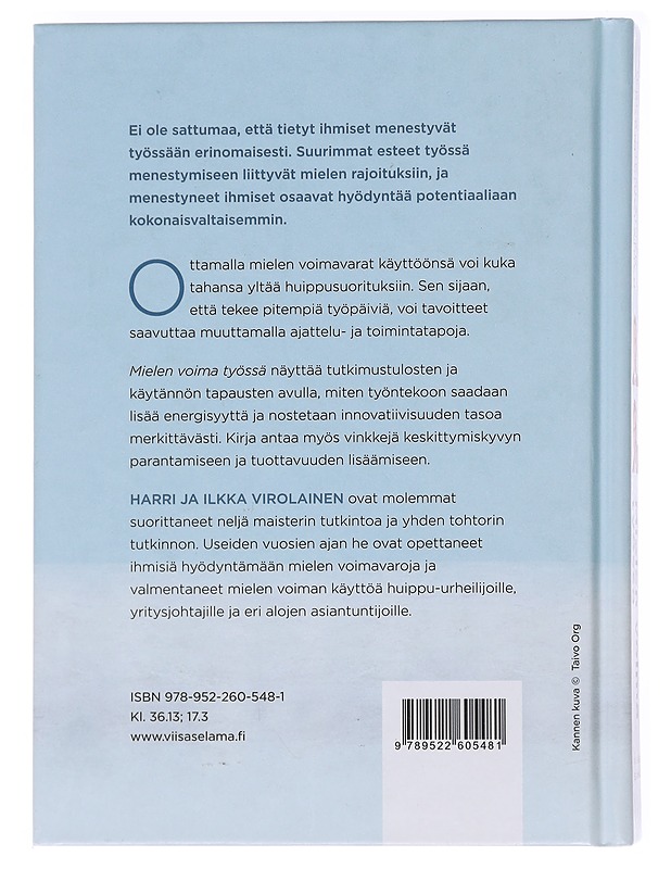 Mielen voima työssä - Virolainen, Ilkka - Tietokirjat ja oppaat - 10105576985 - 1