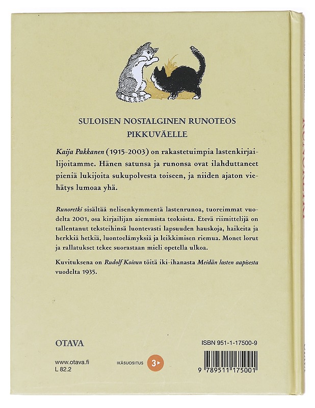 Runoretki - Pakkanen, Kaija - Lastenkirjat - 10105577012 - 1