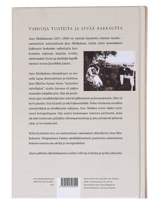 Aino Sibelius - Riitta Konttinen - Elämäkerrat ja muistelmat - 10105577031 - 1