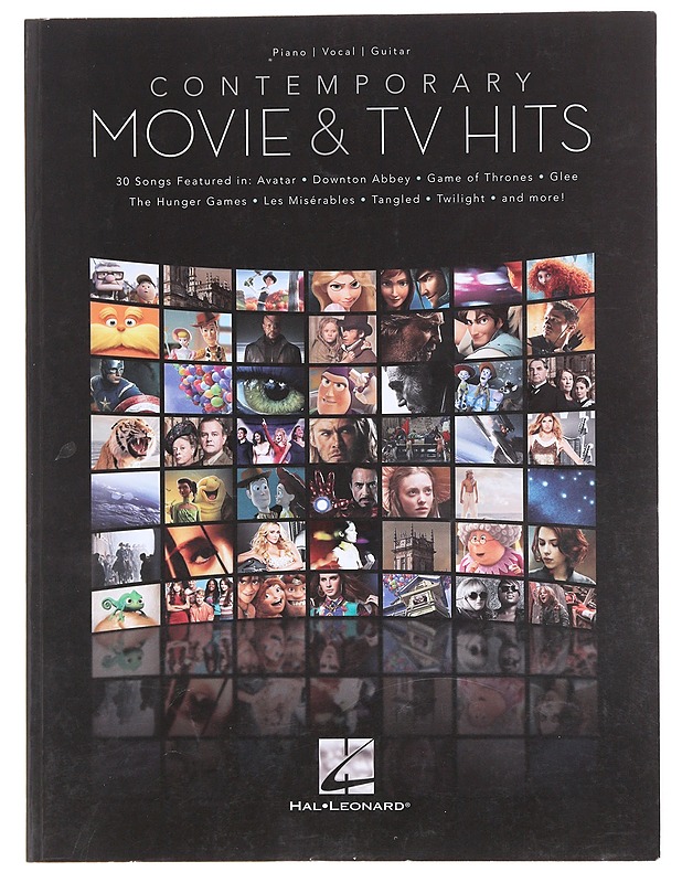 Contemporary movie & TV hits piano, vocal, guitar - Musiikki- ja elokuvakirjat - 10105577044 - 0