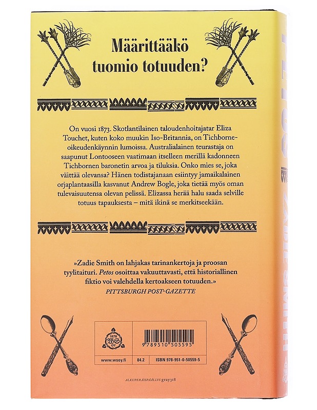 Petos - Smith, Zadie - Romaanit ja novellit - 10105577068 - 1