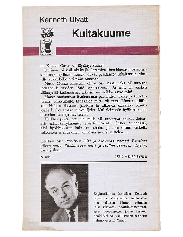 Kultakuume - Kenneth Ulyatt - Lastenkirjat - 10105577072 - 1