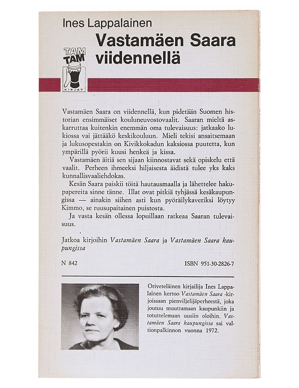 Vastamäen Saara viidennellä - Ines Lappalainen - Nuorten kirjat - 10105577081 - 1