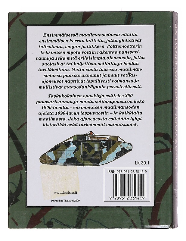 Panssarivaunut ja panssaroidut ajoneuvot / 300 sotilasajoneuvoa ympäri maailman - Trewhitt, Philip - Historiakirjat - 10105577103 - 1