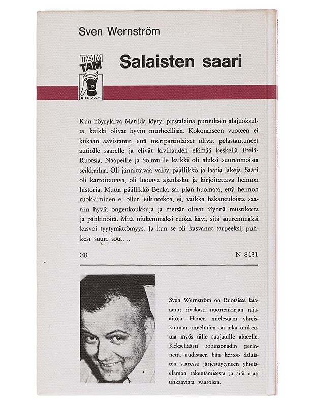 Salaisten Saari - Sven Wernström - Nuorten kirjat - 10105577097 - 1