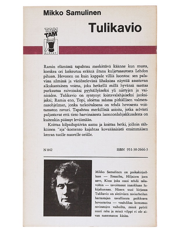 TULIKAVIO - MIKKO SAMULINEN - Nuorten kirjat - 10105577106 - 1