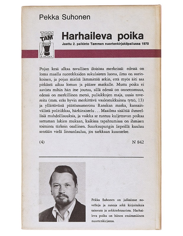 Harhaileva Poika - Pekka Suhonen - Nuorten kirjat - 10105577115 - 1