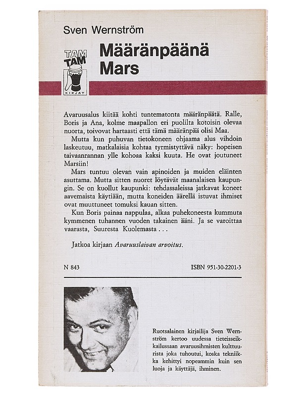 Määränpäänä Mars - Wernström, Sven - Romaanit ja novellit - 10105577121 - 1