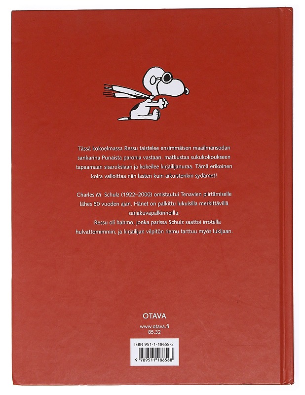 Ressu ja Punainen paroni - Schulz, Charles M. - Sarjakuvat - 10105577156 - 1
