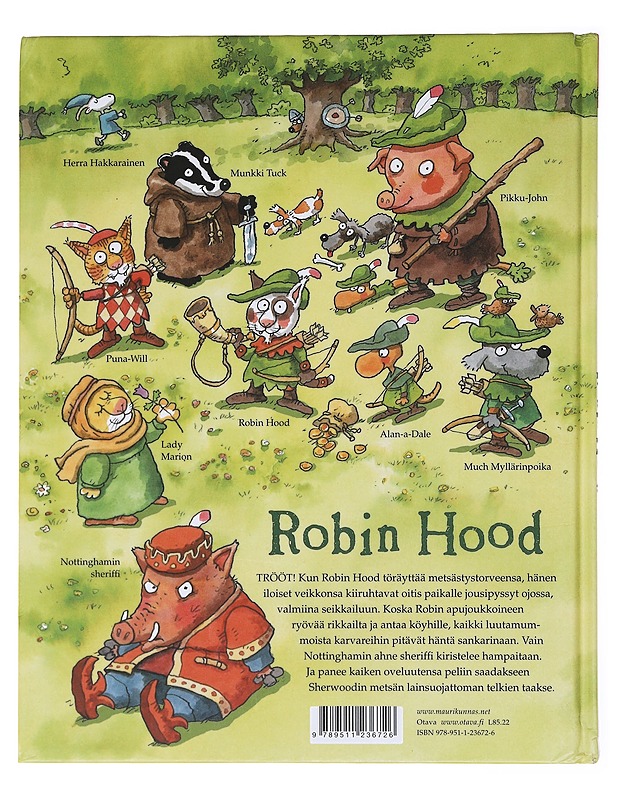 Robin Hood - Kunnas, Mauri - Lastenkirjat - 10105577159 - 1