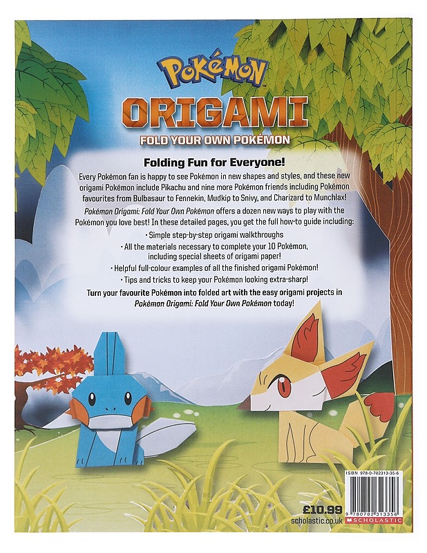 Pokemon Origami - The Pokemon Company - Tietokirjat ja oppaat - 10105577165 - 1