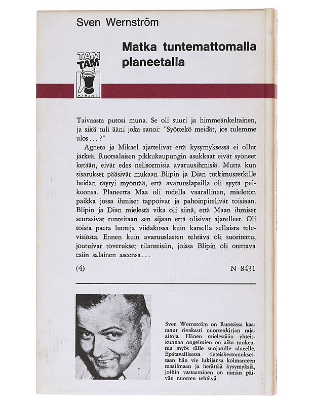 Matka tuntemattomalla planeetalla - Sven Wernström - Nuorten kirjat - 10105577172 - 1