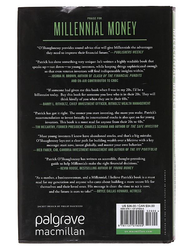 Millenial Money - O'Shaughnessy, Patrick - Tietokirjat ja oppaat - 10105577179 - 1