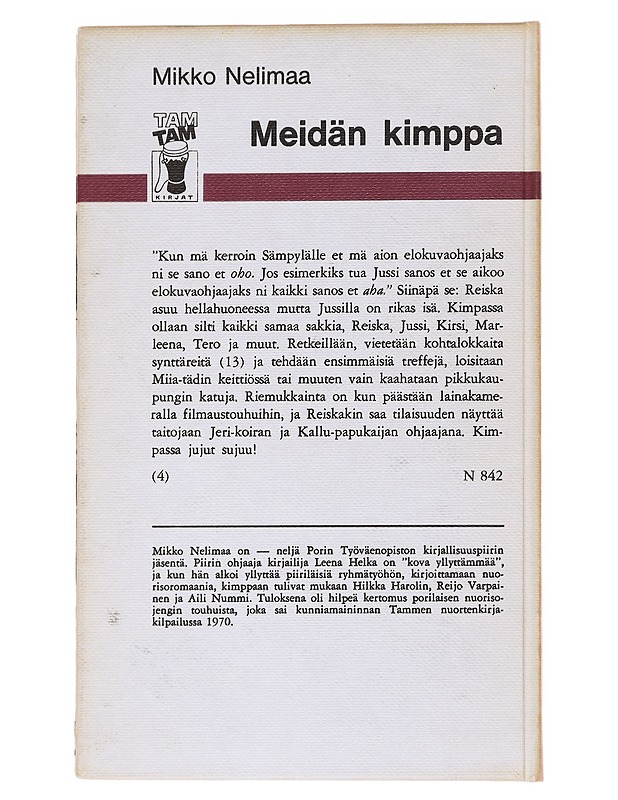 Meidän kimppa - Mikko Nelimaa - Nuorten kirjat - 10105577191 - 1