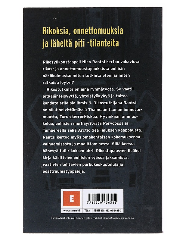Rikospoliisin silmin : tositarinoita Suomesta - Niko Rantsi - Elämäkerrat ja muistelmat - 10105577280 - 1
