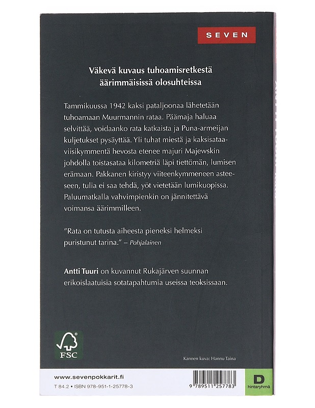 Rata : kertomus - Antti Tuuri - Romaanit ja novellit - 10105577299 - 1
