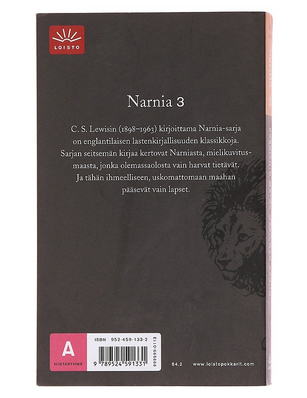 Kaspianin matka maailman ääriin - Lewis, C. S. - Lastenkirjat - 10105577316 - 1