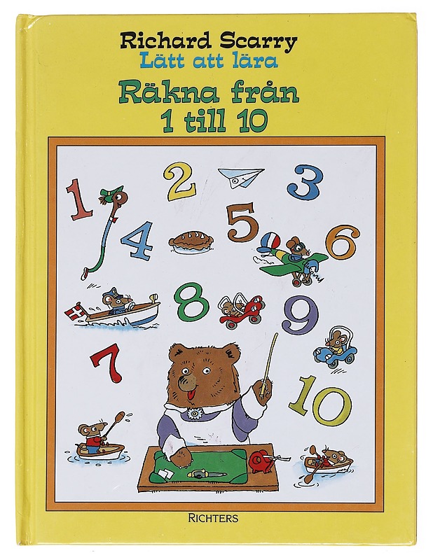 Räkna från 1 till 10 - Richard Scarry - Lastenkirjat - 10105577415 - 0