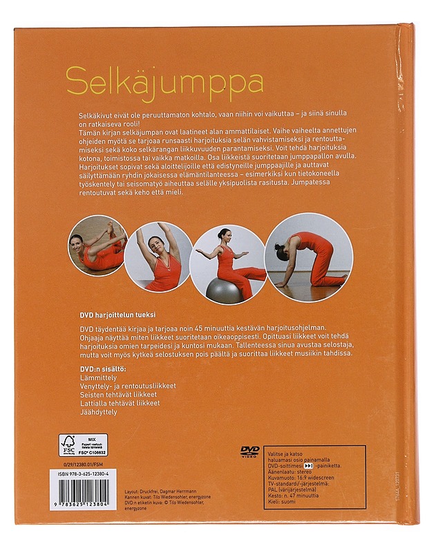 Selkäjumppa / tehokas harjoitusohjelma kotiin - Traczinski, Christa G. - Hyvinvointikirjat - 10105577418 - 1
