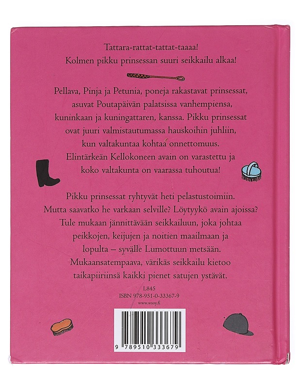 Kolme pikku prinsessaa - Adams, Georgie - Lastenkirjat - 10105577442 - 1